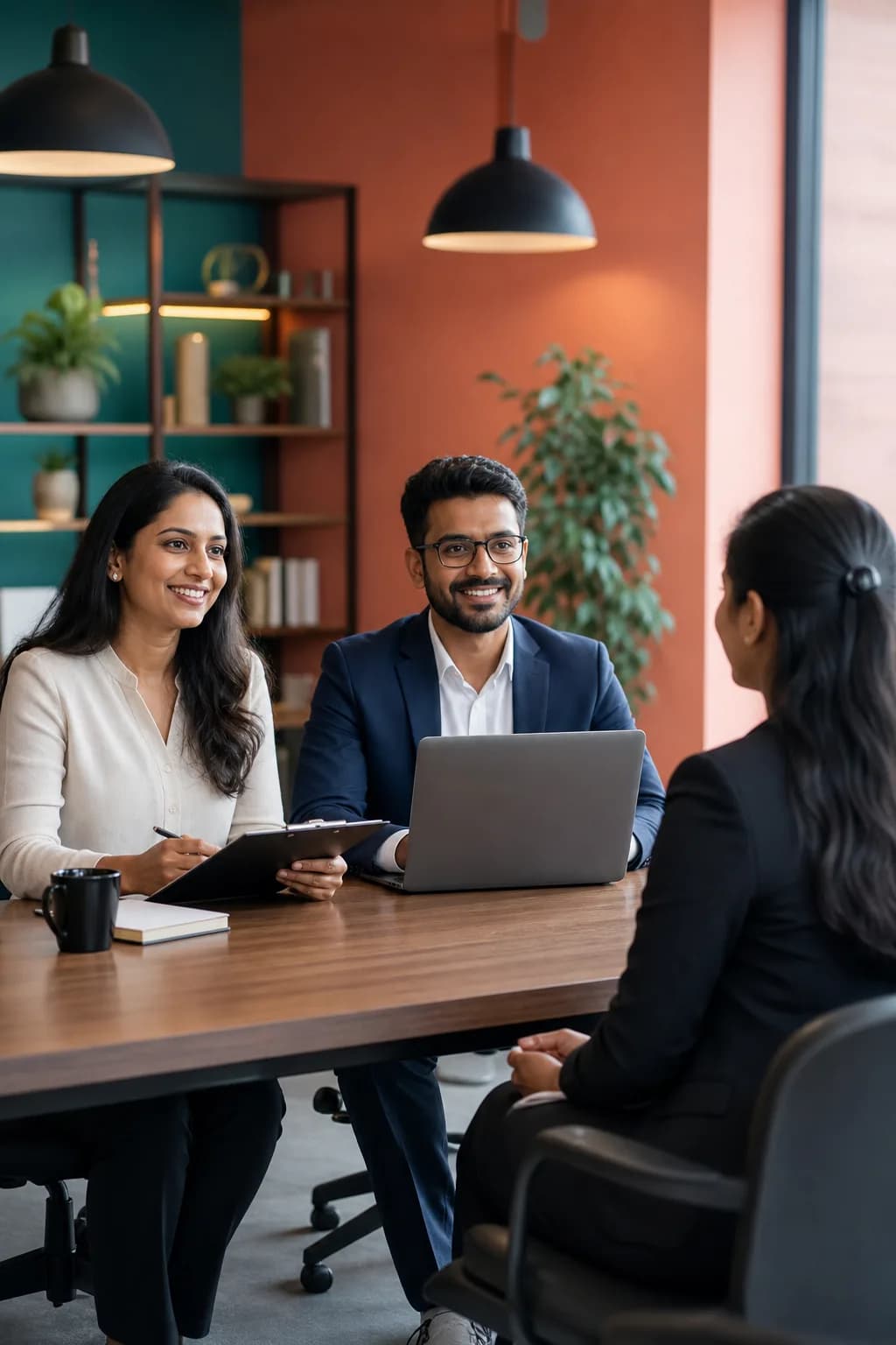 FyerX recruiter in conversation with a candidate